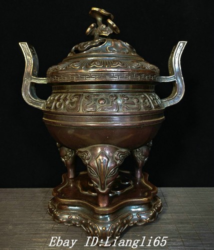 Qing purple bronze - 11.2'',
