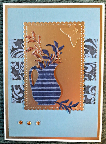 Grußkarte boho style krug - boho,