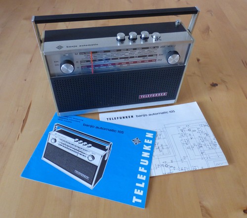 Telefunken kofferradio banjo - kofferradio,