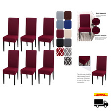Stuhlhussen 6er set - 6er, stretch