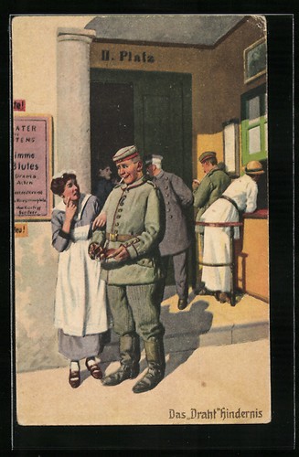 Künstler arthur thiele - künstler-ak,