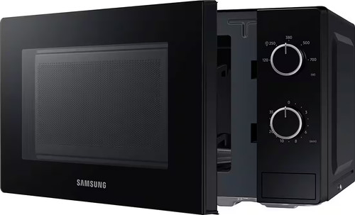 Mikrowelle schwarz 700w - mikrowelle, 20l
