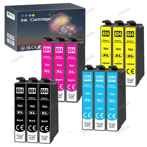 12er patronen für epson 604xl - 12er,