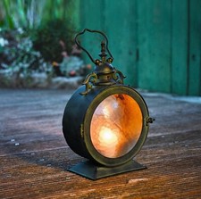 Laterne Metall + Glas Deko