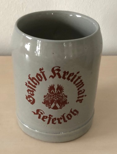 Lasierter keferloher bierkrug - lasierter,