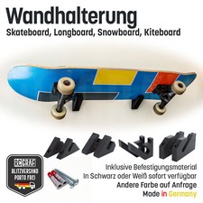 Wandhalterung Skateboard