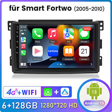 128G Für Smart Fortwo 451 2005-10 Android13 Autoradio Apple Carplay GPS Navi RDS