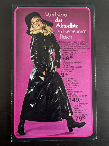 Neckermann faltblatt 70er - faltblatt,