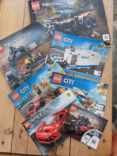 Lego 7x bauanleitungen - lego®,