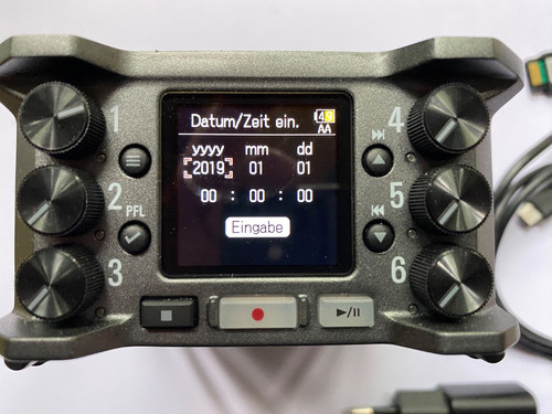 Zoom multitrack recorder - zoom, f6
