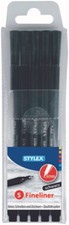 5 x Fineliner  0,4 mm Filzstift Set Tintenschreiber für Schule Büro Fasermaler