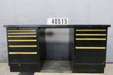 Werkbank Werktisch Arbeitstisch Packtisch mit Schubladenschrank Lista 40515