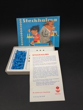 VERO Schwedisches Steckhalma - komplett 33 Figuren, Anleitung - DDR Spiel
