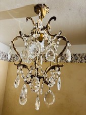 Antik Kronleuchter Gold