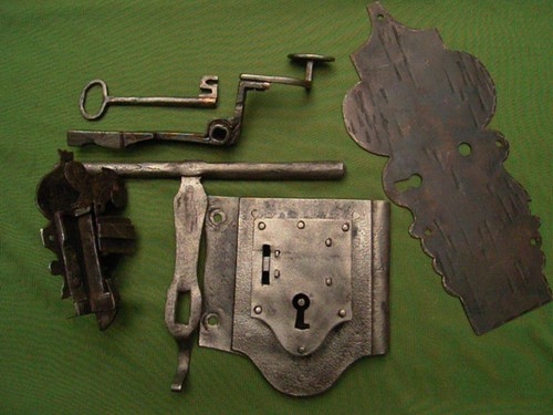 Antike schlösser schlüssel - antike,