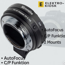 ? Commlite CM-EF-E HS ? Auto Focus Adapter AF Mount EF/EF-S zu E Mount ✅ NEU
