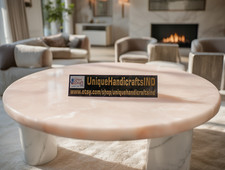 Pink Onyx Rund Esstisch Top