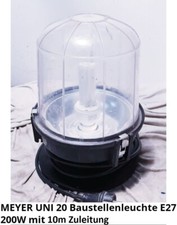 MEYER UNI20 Bauscheinwerfer Baustellenleuchte Arbeitslampe 10m Kabel Tragegriff
