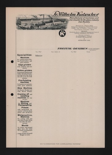 Freital deuben briefbogen 1920 - freital-deuben,