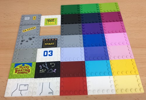 Lego sockelplatte fliese - -,