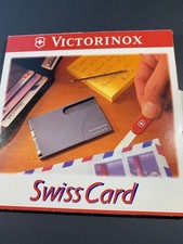 Victorinox Multitool Swiss Card Schwarz, neu