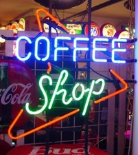 Coffee Shop 24"x20" Neon Sign