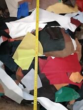 5kg Probierpaket Bastelleder Lederreste DIN A5- A4 beige Lederstücke Rindsleder