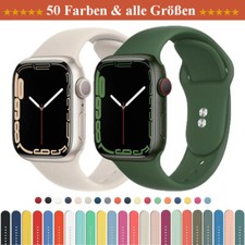 Sport Armband für Apple Watch Series 9 8 7 6 5 4 3 SE Silikon Band iWatch Ersatz