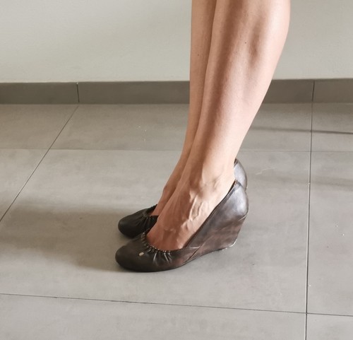 Highheels braun beliebt - gr,