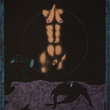 Paul Wunderlich Lithografie Böses Tier Surrealismus Erotik 75/200 unsign 1971