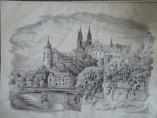 Bleistiftzeichnung Meissner