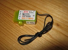 RC Modellbau Empfänger 35 MHZ Jeti Rex 5 MPD A-Band 8,5 Gramm  (7)