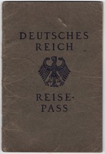 Deutsches Reich Reisepass Gottlieb Conzelmann, Ballingen 1.Aug.1934 RARE