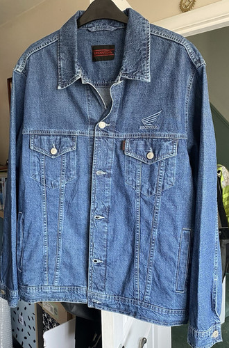 Vintage honda bestickte blaue - honda,