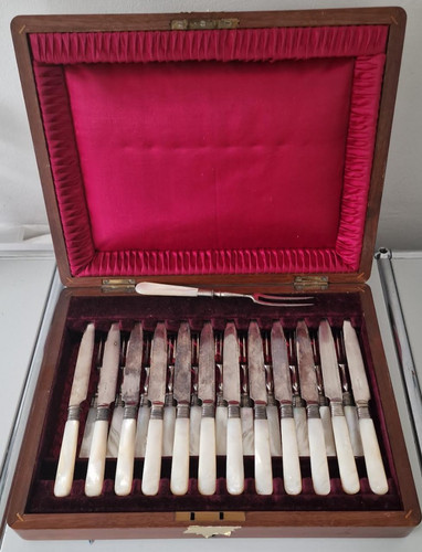Antikes besteck gabel - antikes,