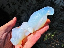 Opalit geschnitzt Papagei