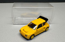 Peugeot 205 Turbo Coupe Rallye Rally Racing Car Renn Wagen gelb Herpa H0 1:87