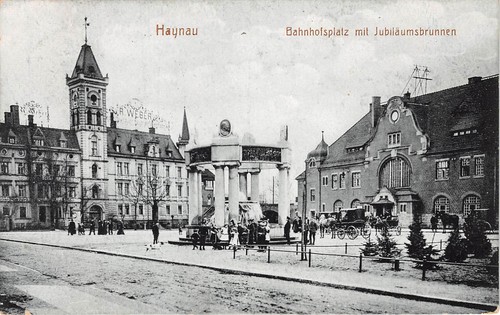 Haynau schlesien bahnhofplatz - haynau,