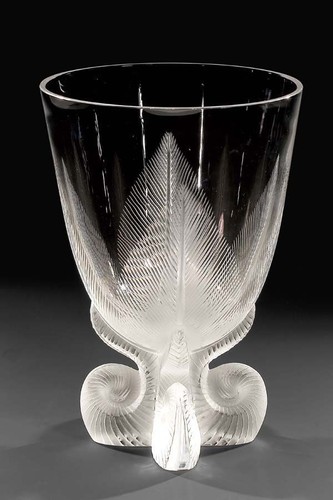 1950 kristall vase lalique - ca.1950,