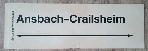 Zuglaufschild cm - 61*20,