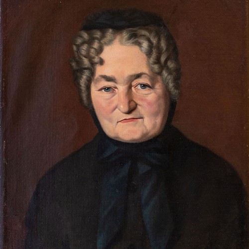 Frauenporträt mit haube - frauenporträt,