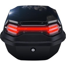 Motorradkoffer, Topcase, , Sicherheitsverschluss, Helmkoffer, Scooter, schwarz