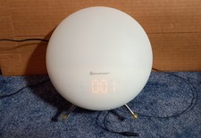 soundmaster UR220WE UKW Uhrenradio mit mehrfarbigem LED NachtLicht 5 Farben dimm