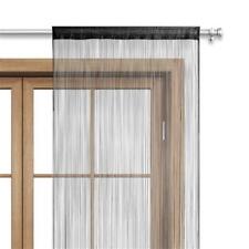 Vorhang Fadenvorhang Türvorhang 90x245 schwarz weiß lila türkis grün grau pink