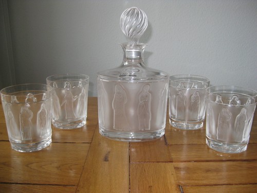 Lalique karaffe femmes - lalique, "femmes