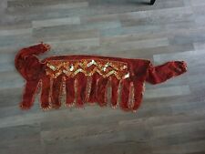 bauchtanz Flamenco Gürtel, , perlen tuch.