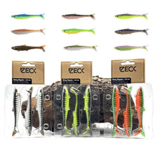 Zeck Baby Rippler 12cm 11g 3 Stück 10 Farben by Uli Beyer Sofbait Gummifisch OVP