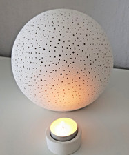 Leuchter "Kugel" in Natur