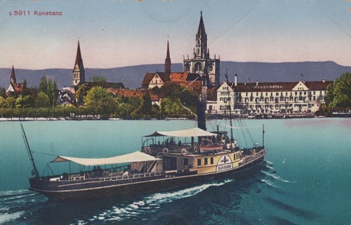 Alte ansichtskarte konstanz - alte,