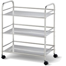 Edelstahl Servierwagen